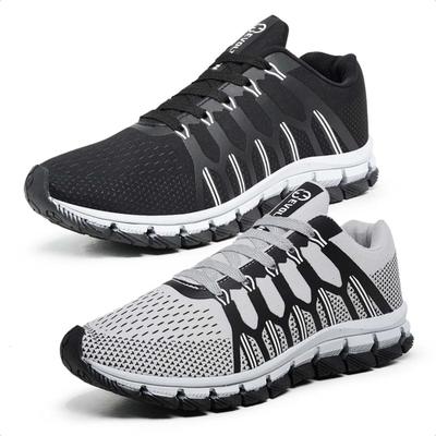Kit 2 Tênis Masculino Academia Leve Confortável Academia Caminhada Corrida Já Oferta Relâmpago