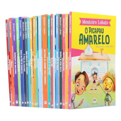 Kit 21 Livros Clássicos Infantis de Monteiro Lobato