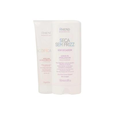 Kit Amend Essencial Acidificante e Leavein Redução de Frizz e Alinhamento
