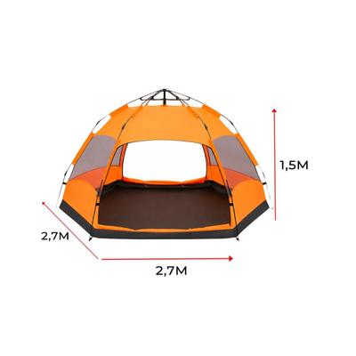 Kit Barraca Camping 58 Pessoas com Colchão Casal Inflável Ômega