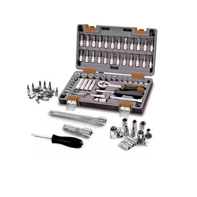 Kit Maleta Jogo De Chave Catraca 57peças Fortt Preto