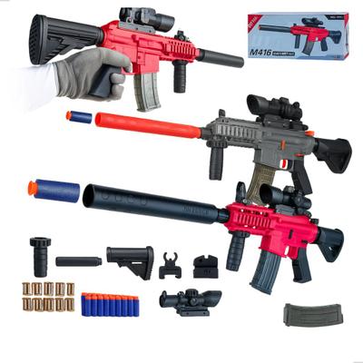 Lança Dardos Nerf Arminha M4 Brinquedo Infantil Metralhadora Recarga Automatica Qualidade Realista