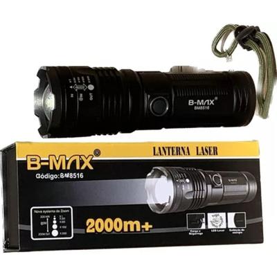 Lanterna Tática Led Laser Ultra Potente 2KM telesc LT8516