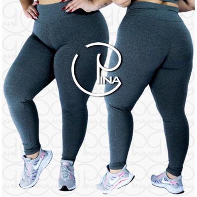Legging Plus Size G1 G2 G3 G4 G5 G6 Leg Plus Legue Plus Feminina Poliamida Spandex PINA Fitness