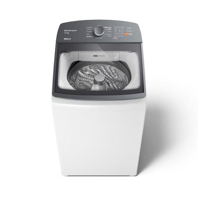 Máquina de Lavar Brastemp 14kg Smart Sensor Cesto Inox Branca