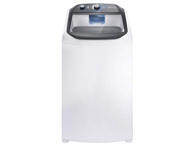 Máquina de Lavar Electrolux 13 Kg Efficient LDA13 Duplo Dispenser Cesto Inox Branca 110V