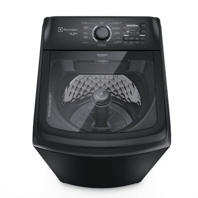 Máquina de Lavar Electrolux 14,5kg Preta Efficient Cesto Inox, Jet&Clean e Filtro Fiapos (LEP15)