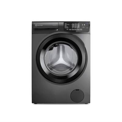 Máquina de Lavar Frontal Electrolux 12kg Cinza Ônix Inverter com Água Quente e Lavagem Inteligente (LFC12)