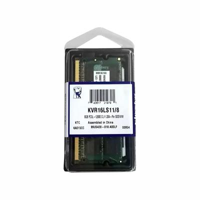 Memoria para Notebook Kingston ValueRam So-Dimm 8gb 1600mhz Ddr3l Cl11 Kvr16ls11 8