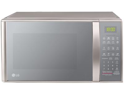 Micro-ondas LG 30 litros Prata Limpa Fácil (MS3043BRA)