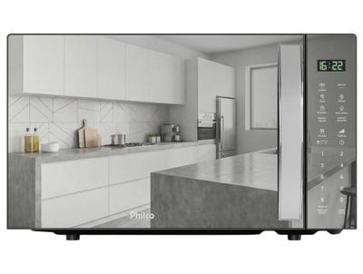 Micro-ondas Philco 28L Prata Espelhado PMO31S