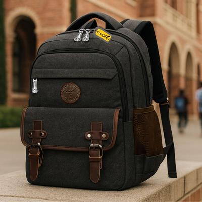 Mochila Bolsa Masculina Feminina Espaçosa Moderna Alto Padrão Reforçada De Lona Dia a Dia Trabalho Escolar Passeio Faculdade