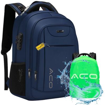Mochila Bolsa Notebook Masculina Feminina Com Capa de Chuva Bolso Antifurto Escolar Faculdade Viagens Com Cadeado Saida USB
