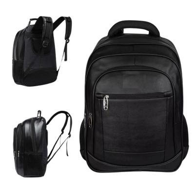 Mochila Masculina Couro Resistente Impermeável Reforçada