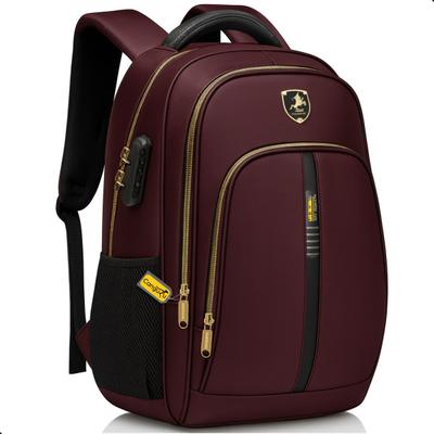 Mochila Masculina Feminina Notebook Cadeado na Lateral Alto Padrão e Com Saída USB Escolar Faculdade Trabalho e Dia a Dia
