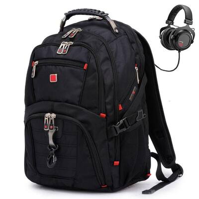 Mochila Para Viagem Grande Multifuncional Notebook USB Antifurto Impermeável Escolar Escritório Faculdade Reforçada Divisórias Organizadora Resistente