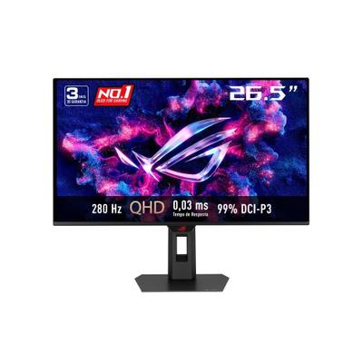 Monitor Gamer ASUS ROG Strix OLED 27", QHD, 280Hz, 0.03ms, QD-OLED, G-SYNC, Adaptive-Sync, HDR10, A.I. Assistant Technology - XG27ACDMS