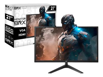 Monitor Gamer BRX 21 75Hz HDMI VGA Widescreen HD Bivolt para Trabalho Estudos Home Office Pronta Entrega Envio Imediato