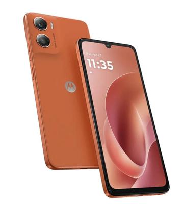 Motorola Moto G06 Dual Sim 64gb 4gb de RAM Até 12gb, laranja, 5200 mAh, Gorilla Glass 3, Ip64