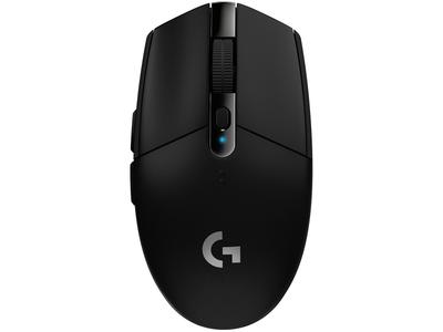 Mouse Gamer Sem Fio Logitech G305 LIGHTSPEED, 12000 DPI, 6 Botões, Preto - 910-005281