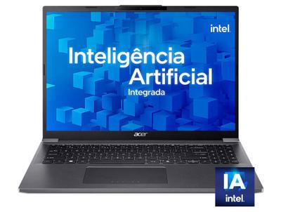 Notebook Acer Aspire 16 A16-71M-55H0 Intel Core Ultra 5 com IA Integrada 115U 16GB RAM 512GB SSD 16" Windows 11