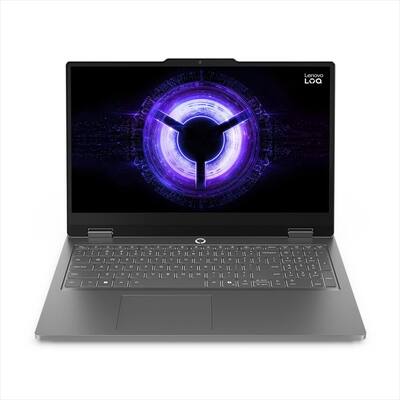 Notebook Lenovo Gamer LOQ Essential Intel Core i7-13650HX 16GB 512GB SSD RTX 5050 15.6" Linux - 83UXS00100 Cinza