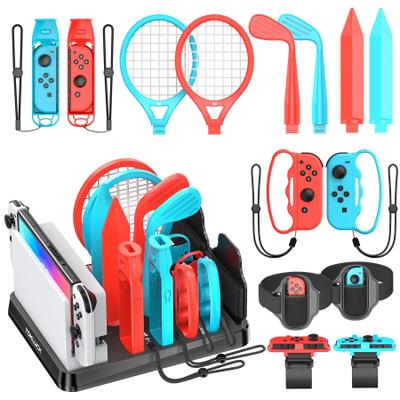 Pacote de acessórios esportivos Switch com organizador para Nintendo