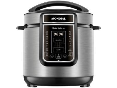 Panela de Pressão Elétrica 6L Mondial Digital Master Cooker PE-60-6L-I