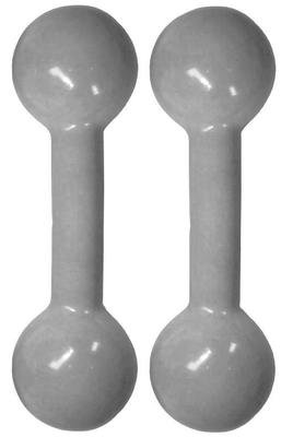 Par de Halteres de 1 kg Revestido - Pesos Academia Para Treino de Musculação em Casa