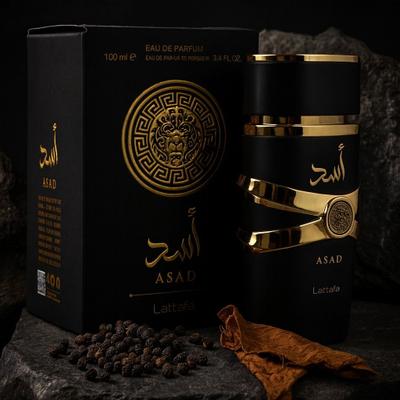 Perfume Árabe Asad Lattafa Preto Masculino ORIGINAL 100ml