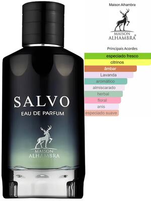 Perfume Árabe Masculino Salvo EDP 100ml  Maison Alhambra  Original  Importado Dubai