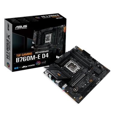 Placa-Mãe ASUS TUF Gaming B760M-E D4, Intel, M-ATX, DDR4, Preto - 90MB1E90-M0EAY0