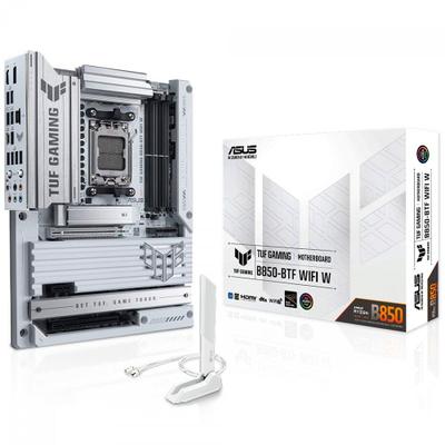 Placa-Mãe ASUS TUF GAMING B850-BTF WIFI W, AMD AM5, ATX, DDR5, Wi-fi 7, Branco - 90MB1KW0-M0EAY0