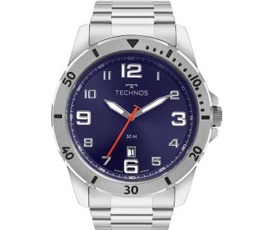 Relógio Masculino Technos Prata Performance Militar 2115NAP/1A