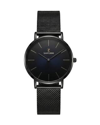 Relógio Minimalista Feminino Essence Full Black Santorini Elegance