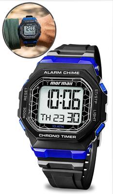Relógio Mormaii Masculino Digital Esportivo Original à Prova DÁgua 100 Metros com Cronógrafo Alarme Calendário Luz Noturna