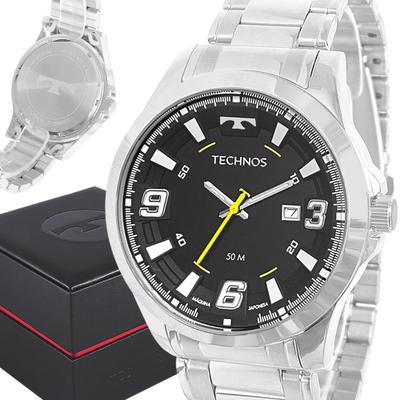 Relógio Technos Masculino Prata Top Original Prova D'água