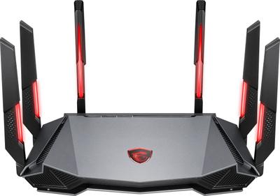 Roteador de jogos MSI Radix AXE6600 WiFi 6E Tri-Band 8-Stream