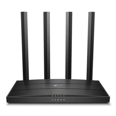Roteador TP-Link Archer C6 V4, AC1300, MU-MIMO, Wireless Dual Band, 4x Antenas, Portas 4x Gigabit )