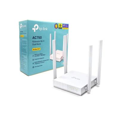 Roteador TP LINK WI-FI Dual Band 5G Alta Velocidade 433 Mbps Mais 300 Mbps Cobertura Superior