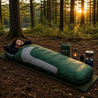 Saco De Dormir Nautika Freedom Solteiro Térmico Com Capuz