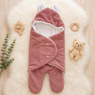 Saco de dormir para Bebe Antialergico 69cm Saida Maternidade Cor:Rosa
