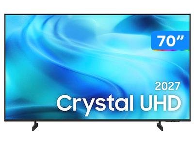 Samsung Smart TV 70" Crystal UHD 4K U8000H 2026, Vision AI Companion, Modo Estádio, Xbox Cloud Gaming