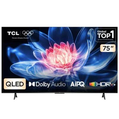 Smart TV 75" TCL Advanced 4K QLED T6C Design Slim
