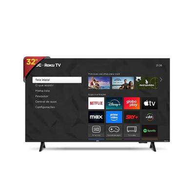 Smart TV LCD LED 32 AOC 32S5155.78G WiFi HD Quad Core Dolby Áudio 60 Hz