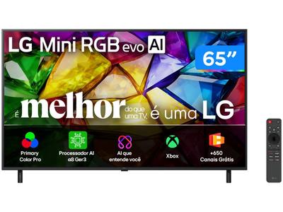 Smart TV LG Mini RGB evo AI 4K MRGB85 65 polegadas 2026