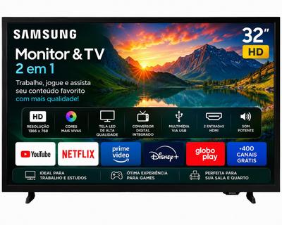 Smart Tv Samsung 32 Ls32h5000fgxzd Hd Led Wifi Hdmi Bivolt com NF e Garantia