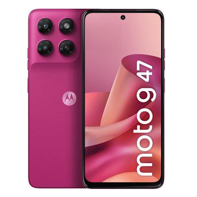 Smartphone Motorola Moto G47 5G 256GB - Rosa, 12GB (4GB RAM + 8GB RAM Boost), Câmera 50 MP e Tela 6,7"