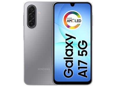 Smartphone Samsung Galaxy A17 128GB 5G 4GB RAM Cinza 6,7" Câm. Tripla + Selfie 13MP