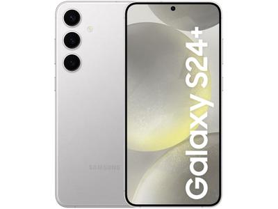 Smartphone Samsung Galaxy S24+ 6,7" Galaxy AI 256GB Cinza 5G 12GB RAM Câm. Tripla 50MP + Selfie 12MP Bateria 4900mAh Dual Chip